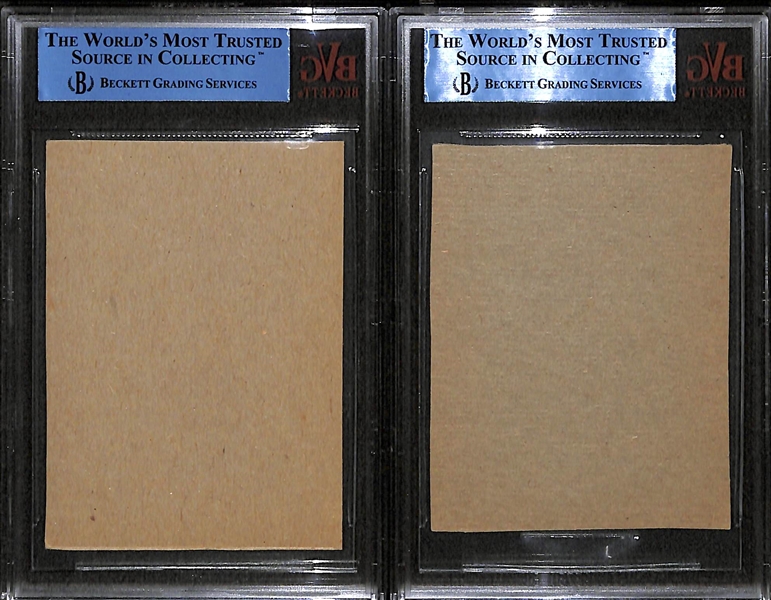 Lot of 2 - 1962 & 1963 Post Mays & Jello Mantle Cards - BVG Authentic