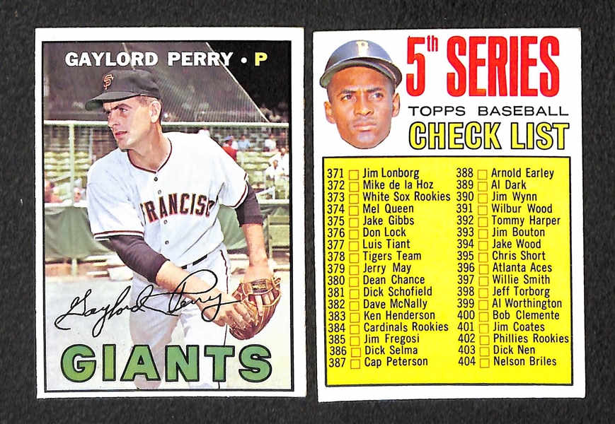 Lot of 254 Different 1967 Topps Baseball Cards w. Willie Mays