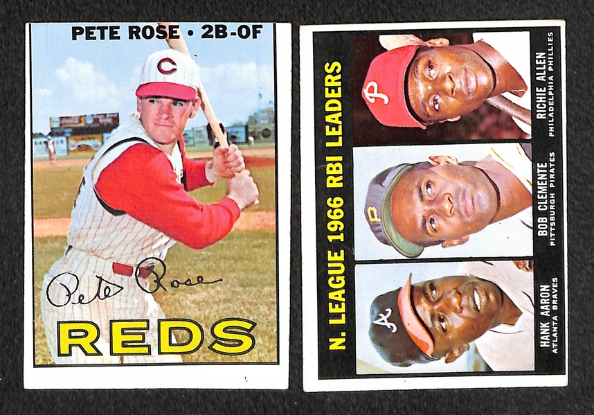 Lot of 254 Different 1967 Topps Baseball Cards w. Willie Mays