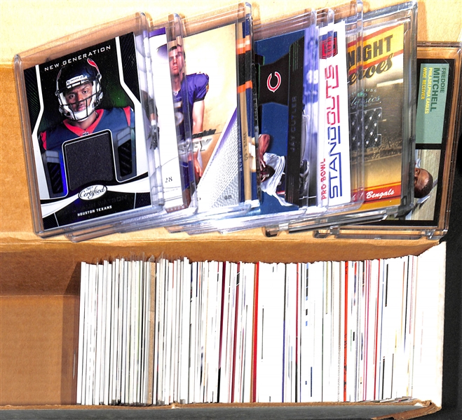 Lot of 126 Different 2000s Current Football Jersey Cards w. DeShawn Watson