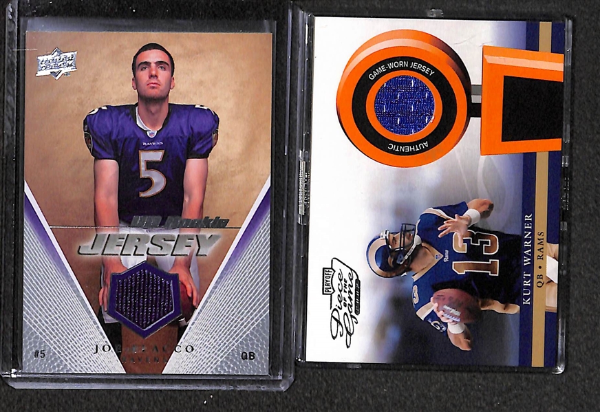 Lot of 126 Different 2000s Current Football Jersey Cards w. DeShawn Watson
