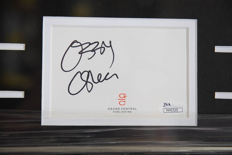 Ozzy Osbourne Autographed Framed Display - JSA