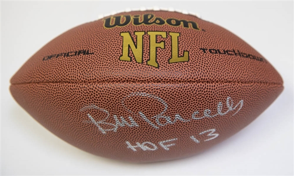 Bill Parcells Autographed Wilson Football - JSA