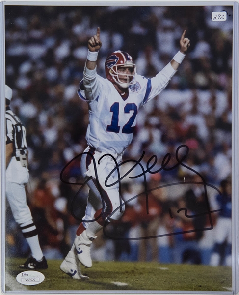 Lot of 2 - Jim Kelly 8 x 10 Photos - JSA