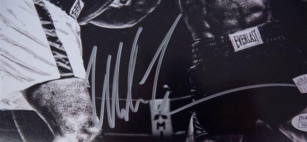 Boxing Autograph Lot - Joe Frazier & Mike Tyson - JSA