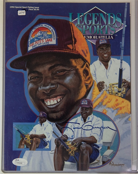 Lot of 2 Baseball Greats Autographs - Chipper Jones & Tony Gwynn - JSA