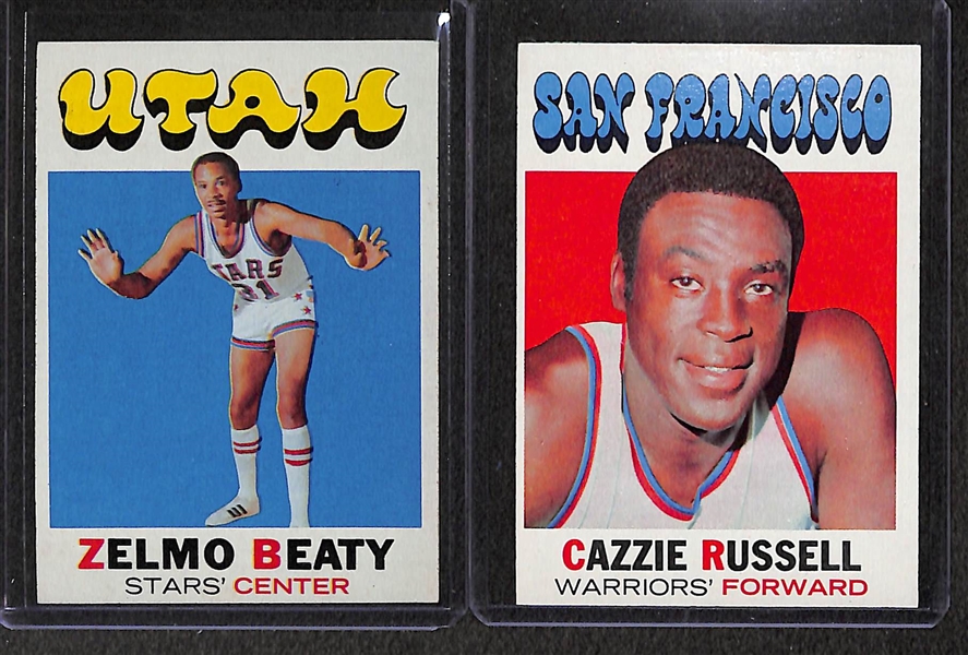 Approx. (500) 1971-1972 Topps Basketball Cards Stored in a Vending Box - Mostly Pack-Fresh Cards