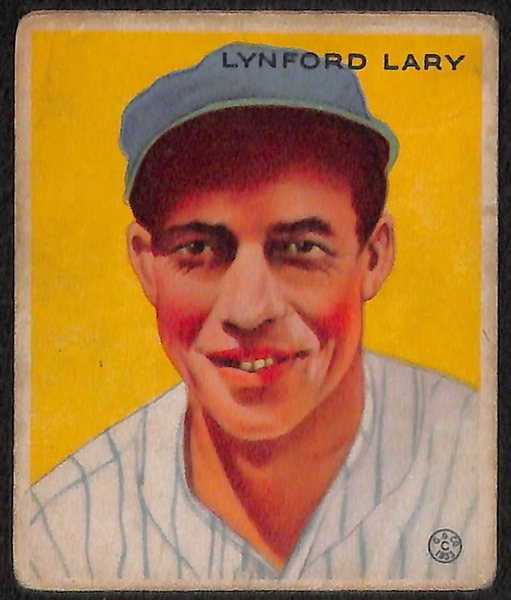 Lot of 4 - 1933 Goudey Baseball Cards w. Earl Combs