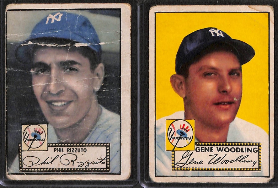 Lot of 10 - 1952 Topps Baseball Cards w. Johnny Sain