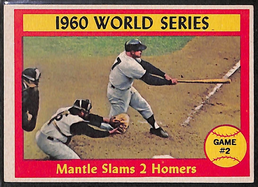 Lot of 4 - 1961 Yankee Cards w. Roger Maris MVP