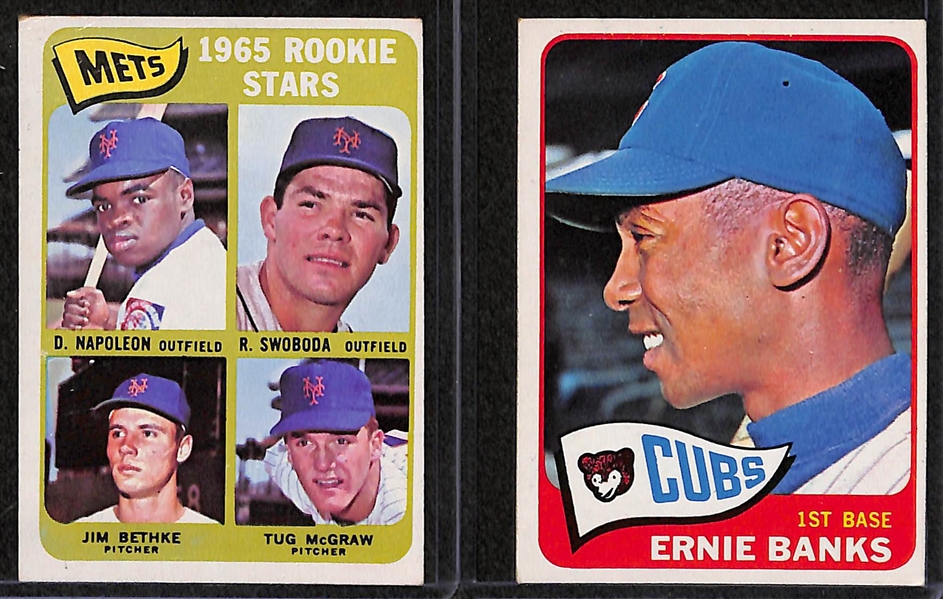 Lot of 12 1961-1965 Topps Baseball Cards w. Perez Rookie Card