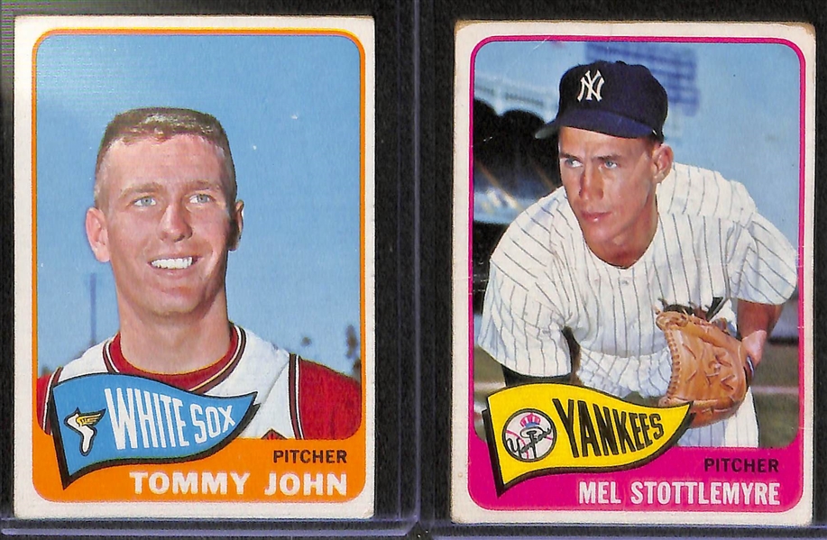Lot of 12 1961-1965 Topps Baseball Cards w. Perez Rookie Card