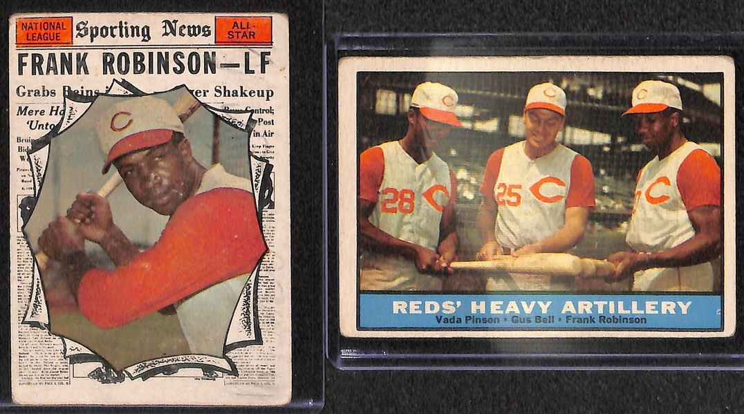 Lot of 12 1961-1965 Topps Baseball Cards w. Perez Rookie Card