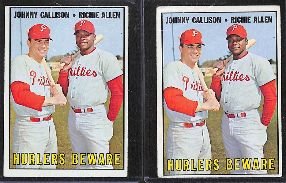 Lot of 10 - 1967 Topps Baseball Cards w. Brooks Robinson