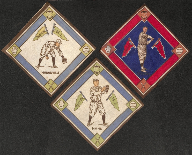 Lot of 6 - 1914 B18 NL Blankets w. Maranville & Stengel