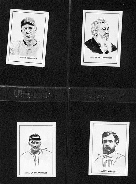 (10) High-Grade 1950 Callahan HOF Cards w/ Bender, P. Waner, Speaker, Alexander, Cartright, Maranville, Wright, HOF Museum (interior - no date), Heilmann, McGinnity