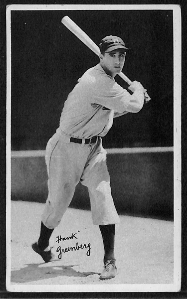 Lot of 2 - 1936 National Chicle Cards (Greensburg, Dickey & Greenburg) & (3) 1939 R303B Goudey Premiums