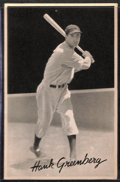 Lot of 2 - 1936 National Chicle Cards (Greensburg, Dickey & Greenburg) & (3) 1939 R303B Goudey Premiums