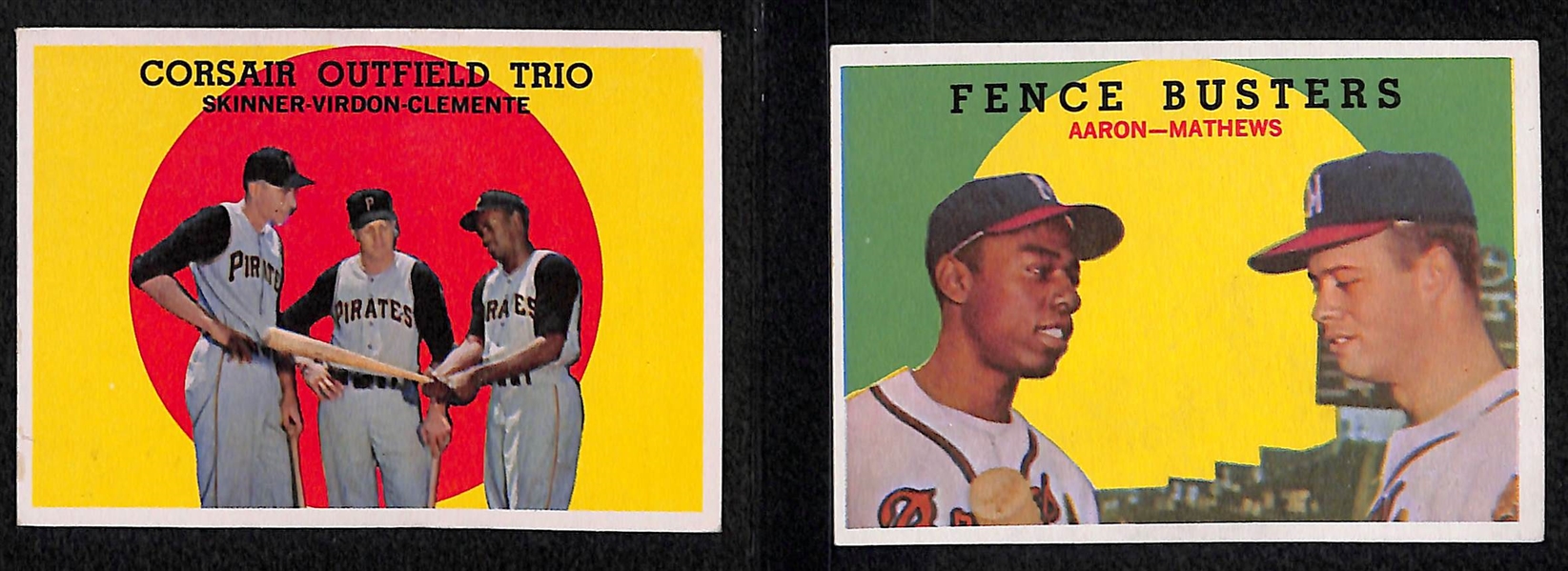 Lot of 15 - 1959 Topps Baseball Cards w. Roger Maris
