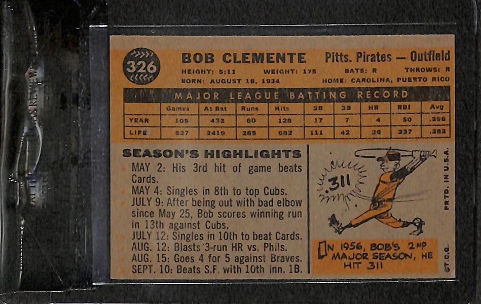 1960 Roberto Clemente Topps Baseball Card - BVG 7.0