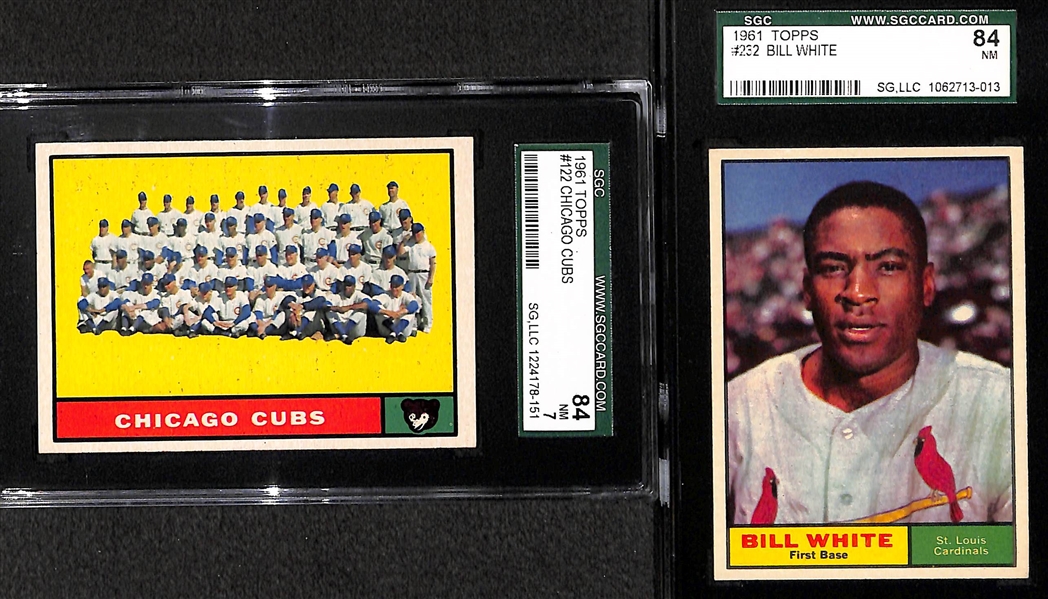 Lot of 18 - 1961 Topps Graded Baseball Cards - w. Don Zimmer SGC 84 (7)