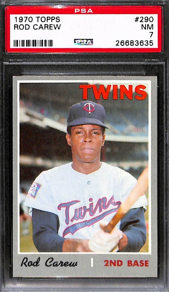Lot of 15 - 1970 Topps Baseball Cards w. Lou Brock PSA 8