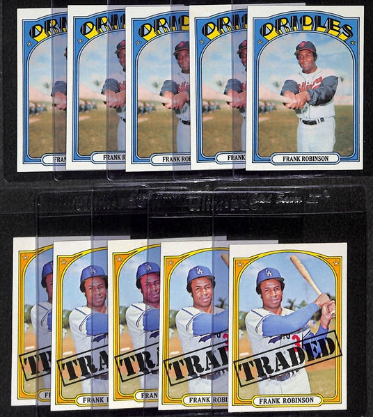 Lot of 22 - 1972 Topps Baseball Cards w. Johnny Bench BVG 8.5