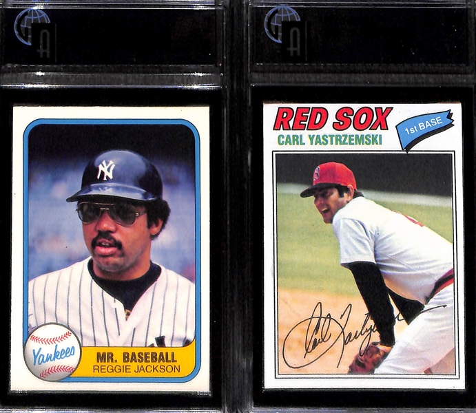 Lot of 11 - 1973-1981 Topps & Fleer Baseball Cards w. 1973 Sparky Anderson SGC 92 (8.5)