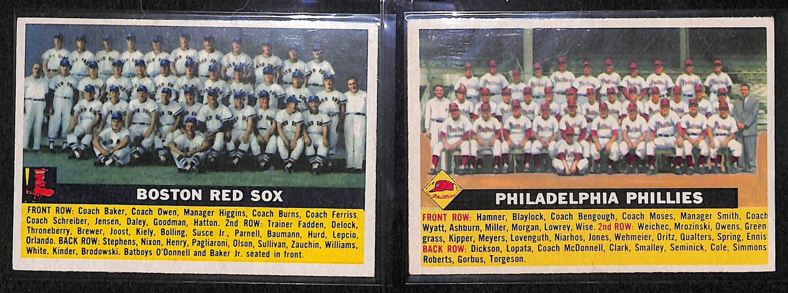 Lot of 68 - 1956 Topps Baseball Cards w. Don Larsen