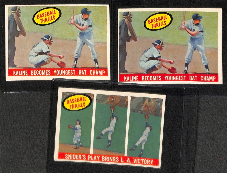 Lot of 360 - 1959 Topps Baseball Cards w. Ernie Banks