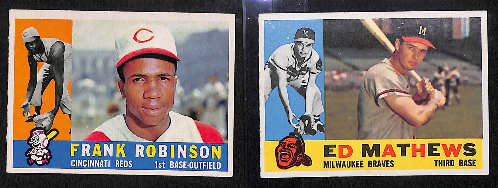 Lot of 260 - 1960 Topps Baseball Cards w. Frank Robinson