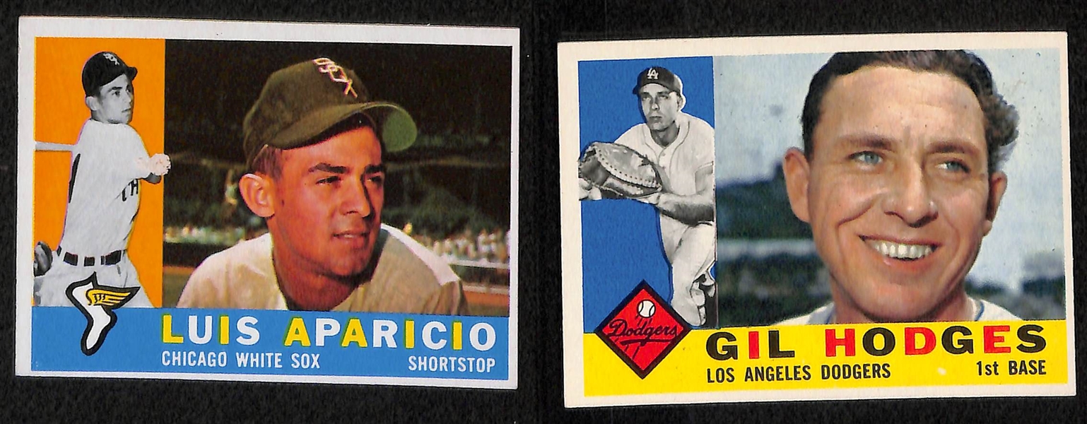 Lot of 260 - 1960 Topps Baseball Cards w. Frank Robinson