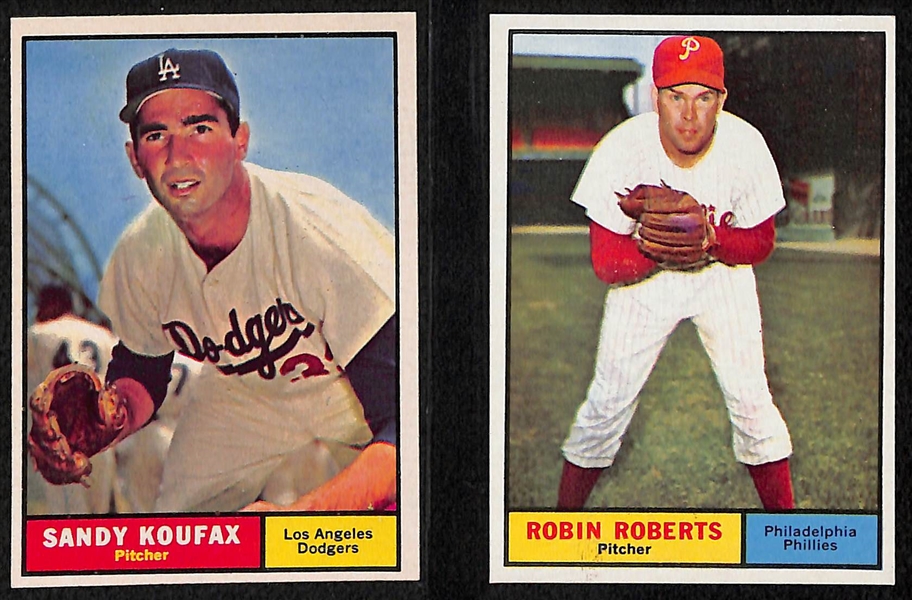 Lot of 99 - 1961 Topps Baseball Cards w. Sandy Koufax