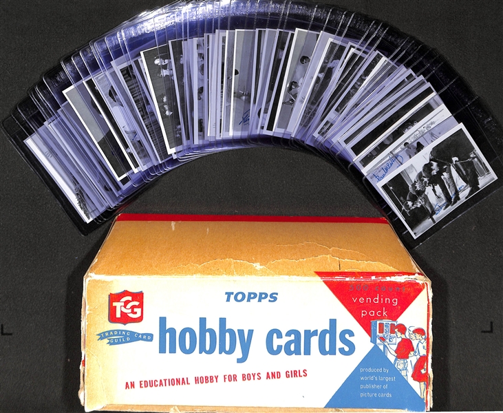 High Grade 1964 Topps Beatles 3rd Series B&W Set from Original Vending Box (Pack-Fresh) - Comes w/ Original Vending Box