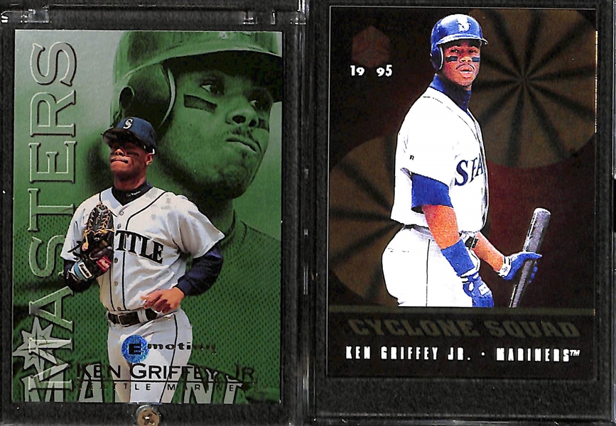  Lot of 7 Ken Griffey Jr. Baseball Cards w. 1989 Upper Deck Rookie Card