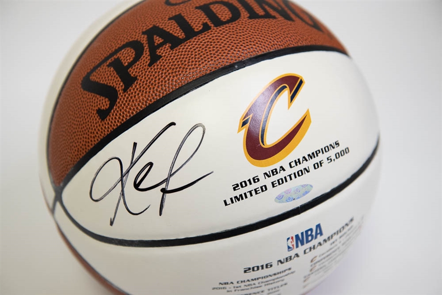 Lot of 2 Kevin Love Autographed Items - Basketball & 8 x 10 Photo - UDA