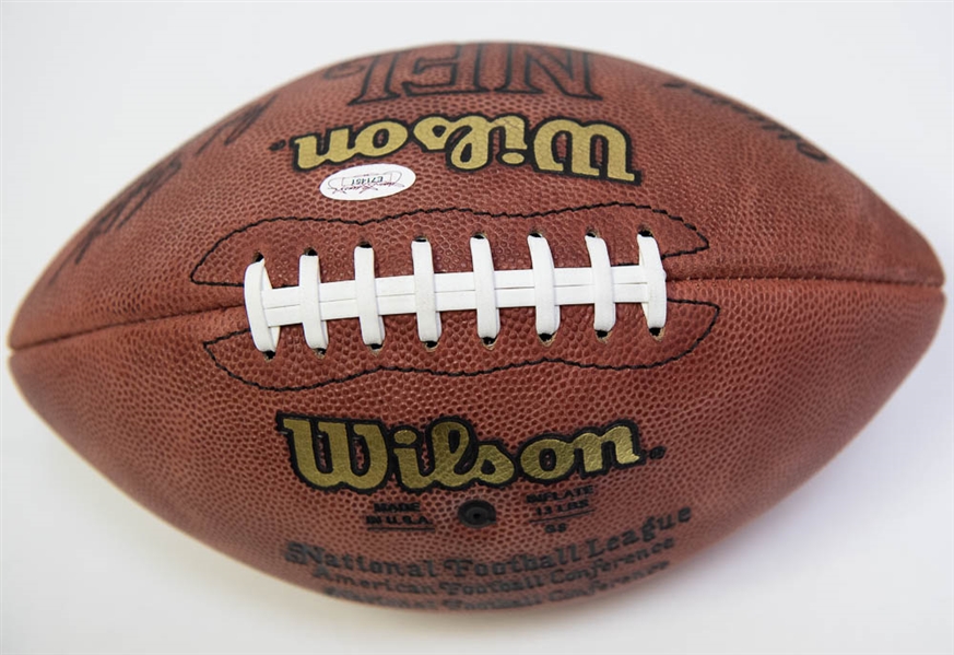 Jim Brown Signed Official Wilson NFL Football (JSA)