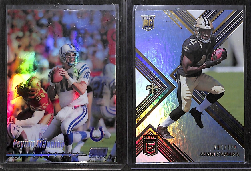 Lot of 58 Football Numbered/Insert/Rookie Cards w. Jameis Winston Dual Patch