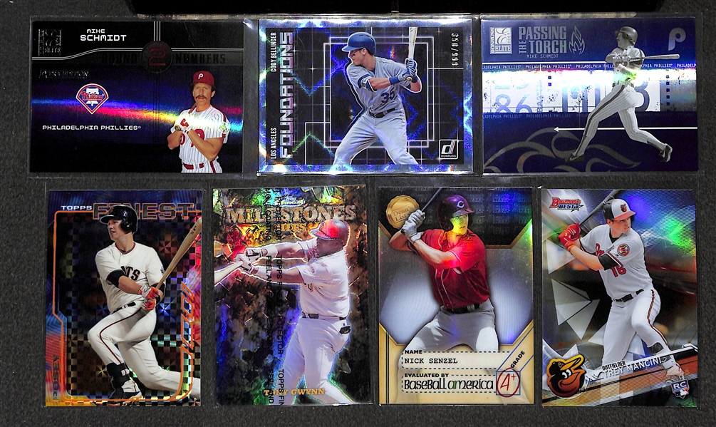 Lot of 97 Baseball Refractors/Numbered/Rookie Cards w. Harper & Schmidt