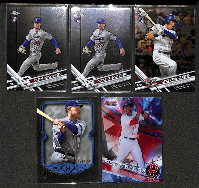 Lot of 113 Baseball Refractors/Numbered/Rookie Cards w. Harper & Bellinger
