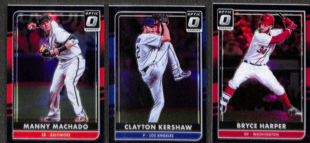 Lot of 113 Baseball Refractors/Numbered/Rookie Cards w. Harper & Bellinger