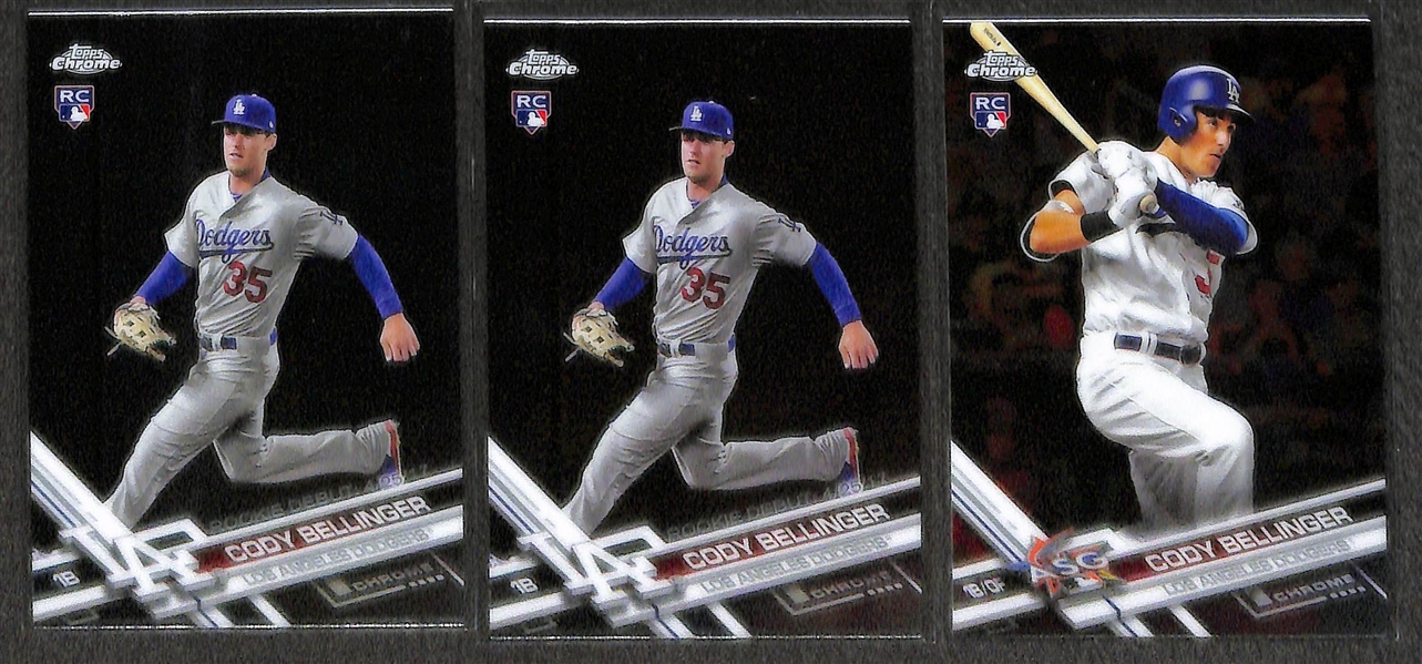 Lot of 113 Baseball Refractors/Numbered/Rookie Cards w. Harper & Bellinger