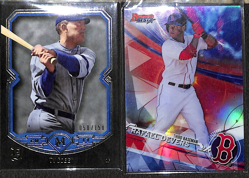 Lot of 113 Baseball Refractors/Numbered/Rookie Cards w. Harper & Bellinger