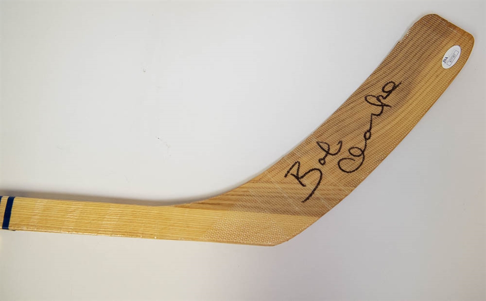 Bobby Clarke Signed Sherwood Hockey Stick (JSA COA) - Old 1970s Style Stick