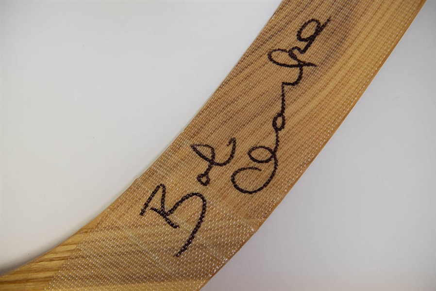 Bobby Clarke Signed Sherwood Hockey Stick (JSA COA) - Old 1970s Style Stick