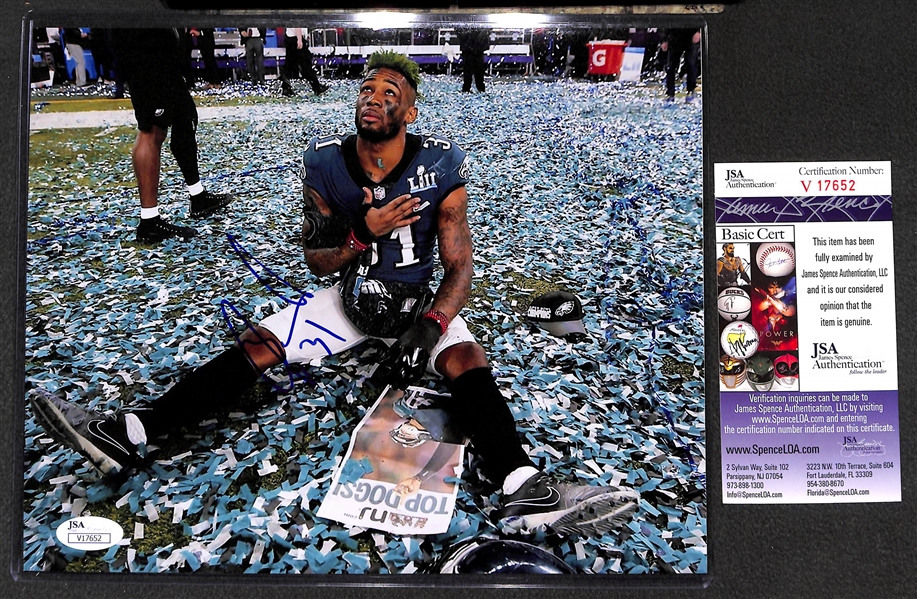 Jalen Mills Signed Super Bowl 8x10 Photo - JSA