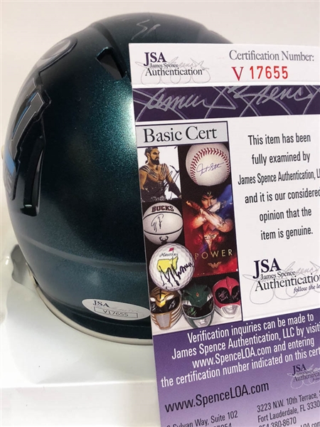 Jalen Mills Signed Eagles Super Bowl Mini Helmet - JSA