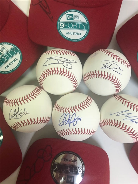 Phillies Autographed Memorabilia Lot w. Ryan Howard