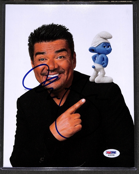 Lot of Actors & Musicians Autographs w. George Lopez & Sophia Loren