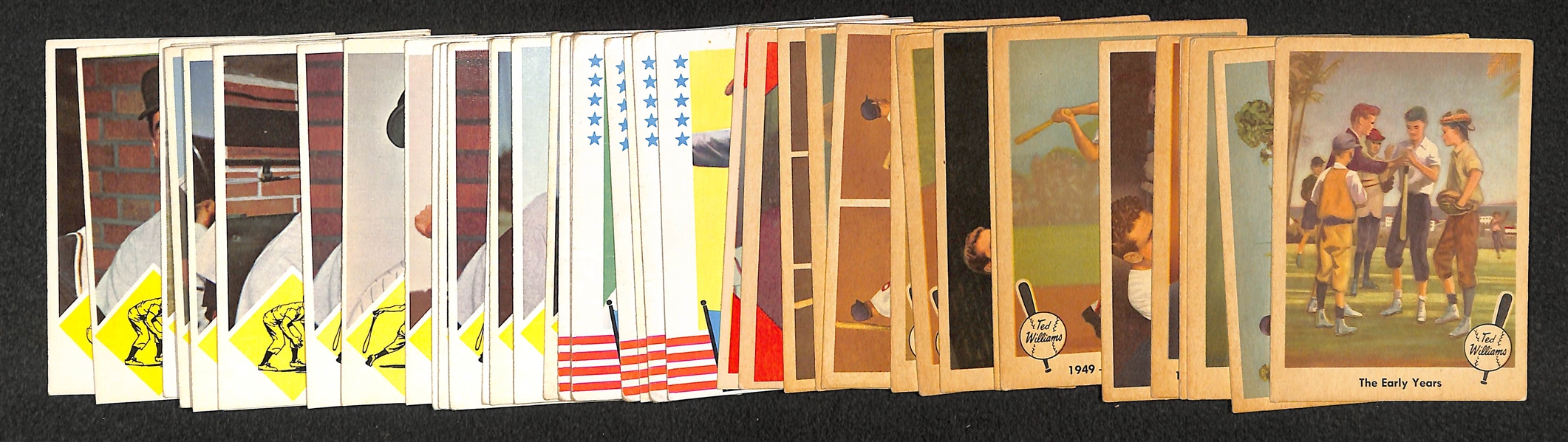 Lot of 55 - 1959-1963 Fleer Baseball Cards w. Ted Williams